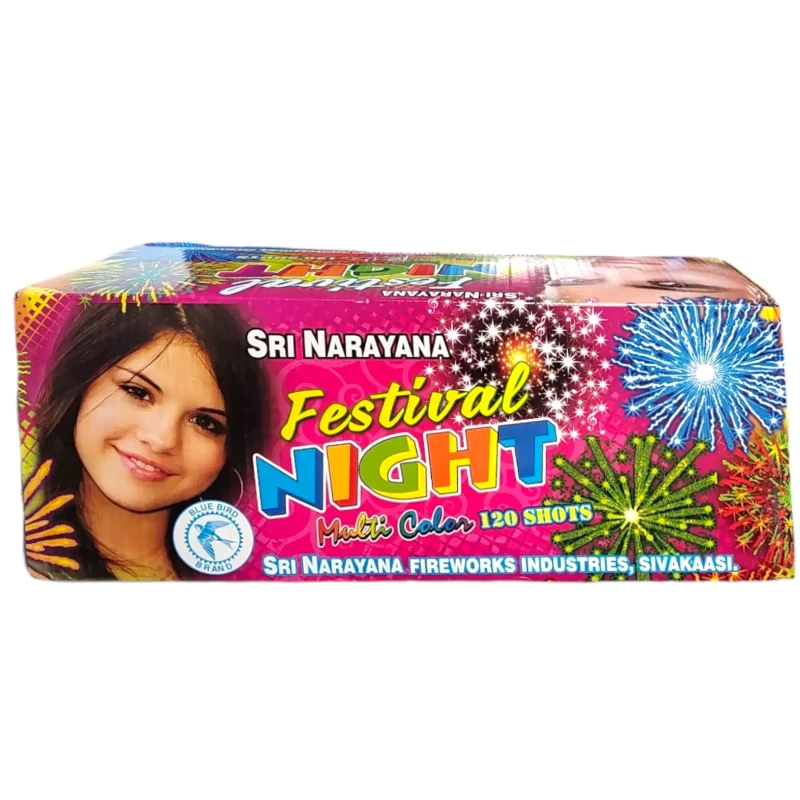 120 Shot Multicolor Crackling  (Narayana Brand)