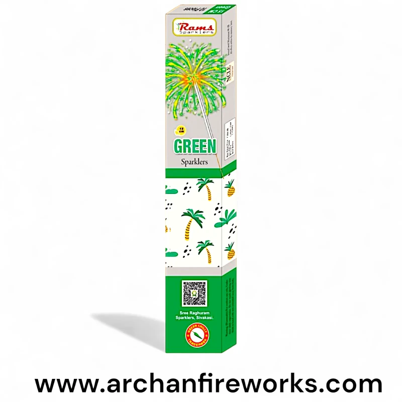 15cm green sparklers