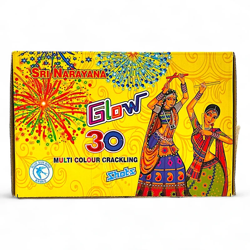 30 Shots Multicolor Crackling (Narayana Brand)