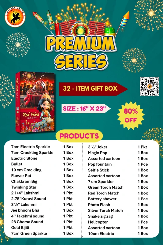 32 Items Gift Box Crackers (Premium)