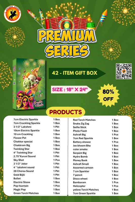 42 Items Gift Box Crackers (Premium)