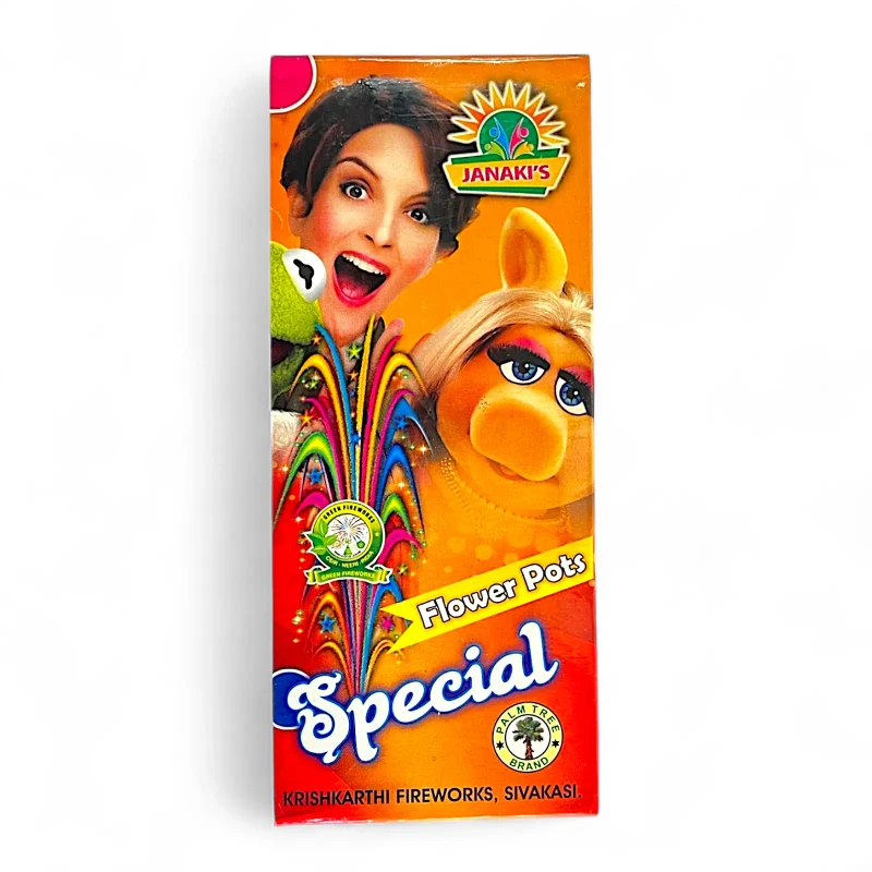 Flower pot Special glitter (10Pcs/box)